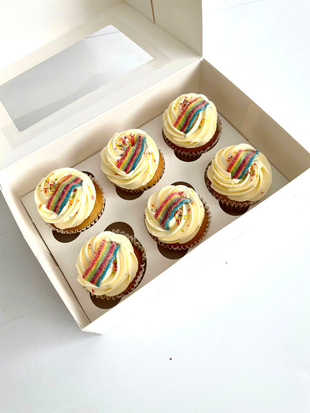 6 Vanilla Cupcakes