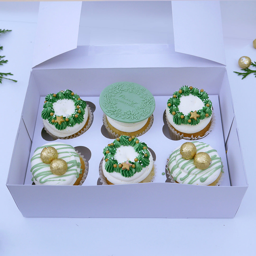 Alpine Wreath Cupcakes