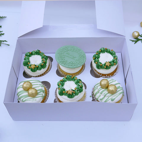 Alpine Wreath Cupcakes