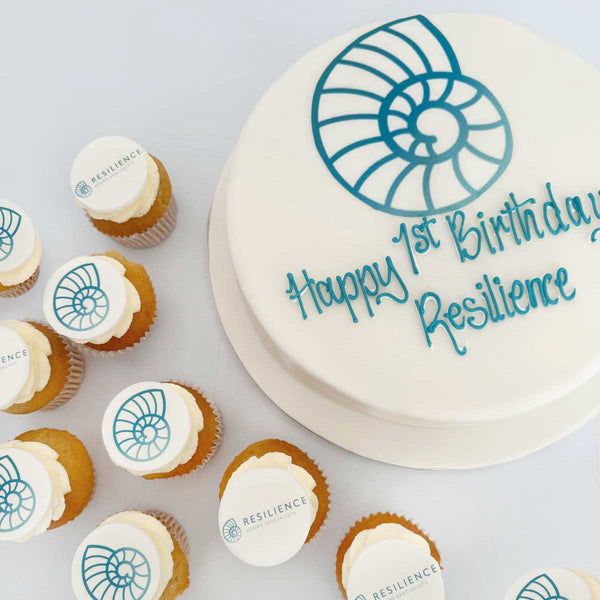 Corporate Logo Cake