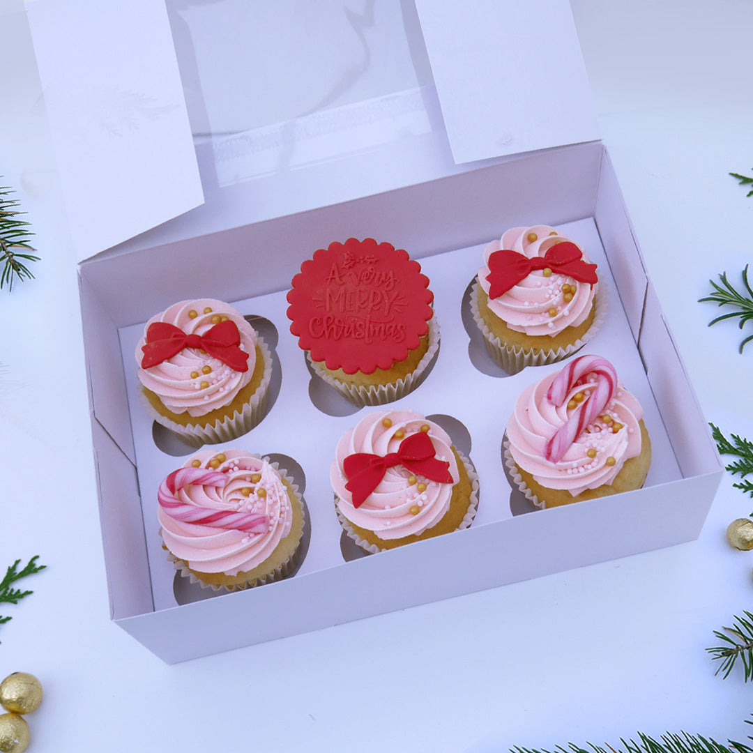 Dreaming of a Pink Christmas Cupcakes