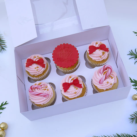 Dreaming of a Pink Christmas Cupcakes