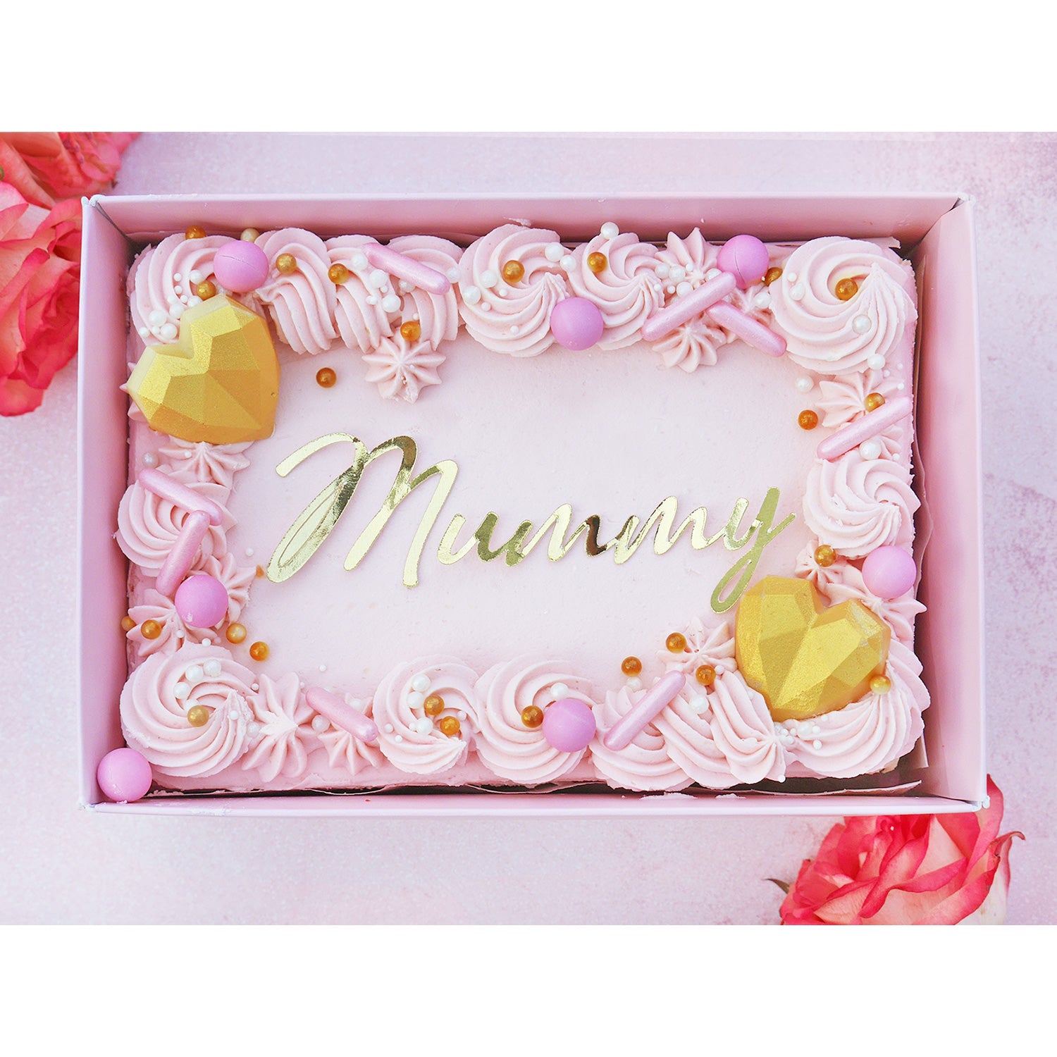 Mother's Day Box Cake - for 'Mummy', 'Granny' or 'Dog Mum'