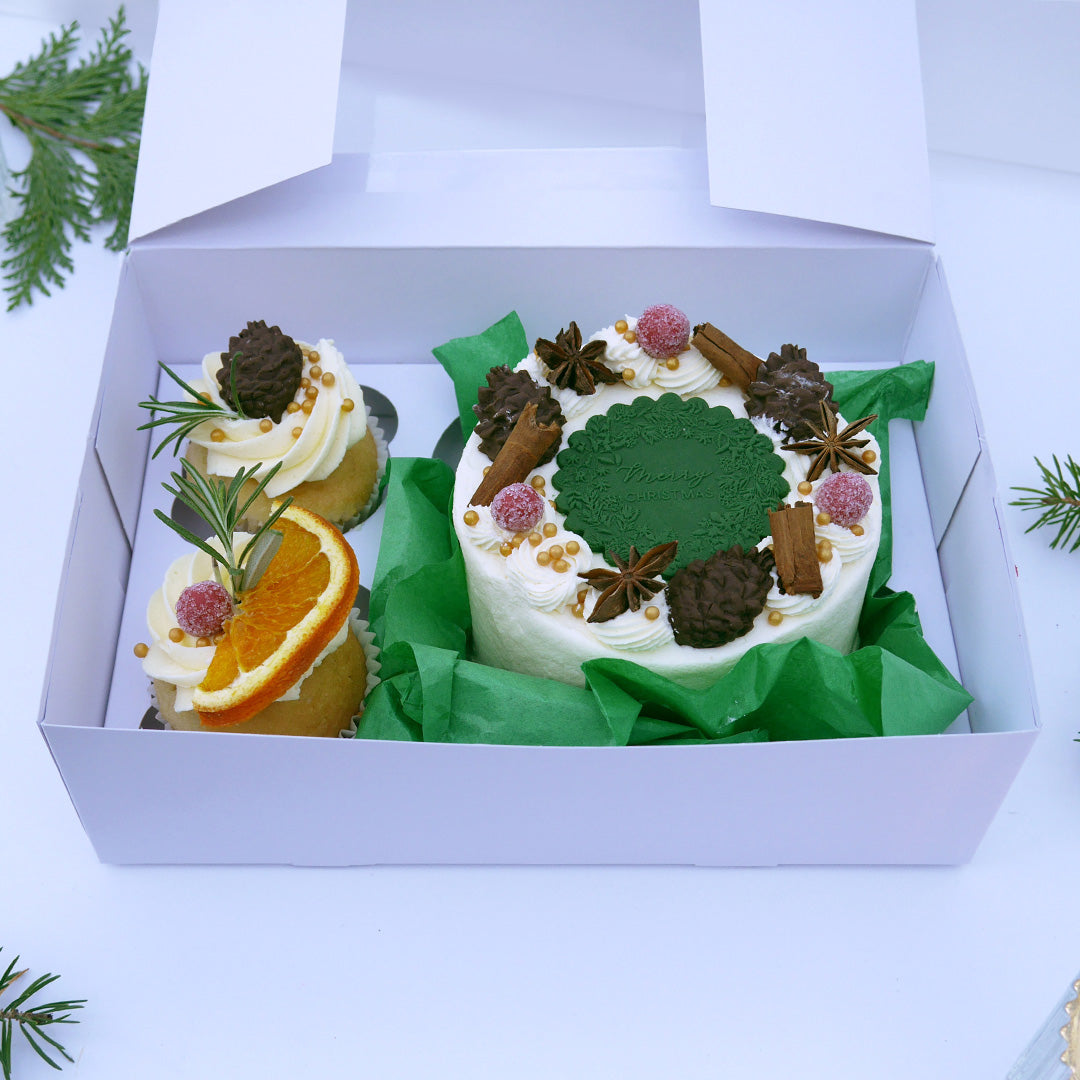 Rustic Yule Mini Bento Box