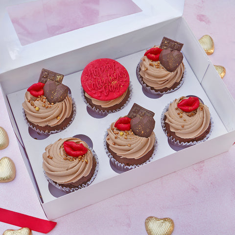 'I Love You More Than Chocolate' Cupcakes