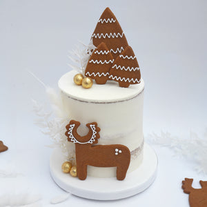 Winter Wonderland Christmas Cake