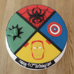 Avengers Celebration Cake
