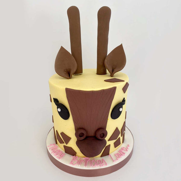 Animal Face Birthday Cake