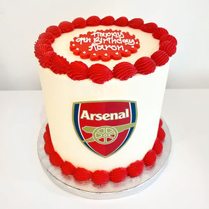Arsenal Cake | Pretty birthday cakes, Football birthday cake, Beautiful birthday  cakes