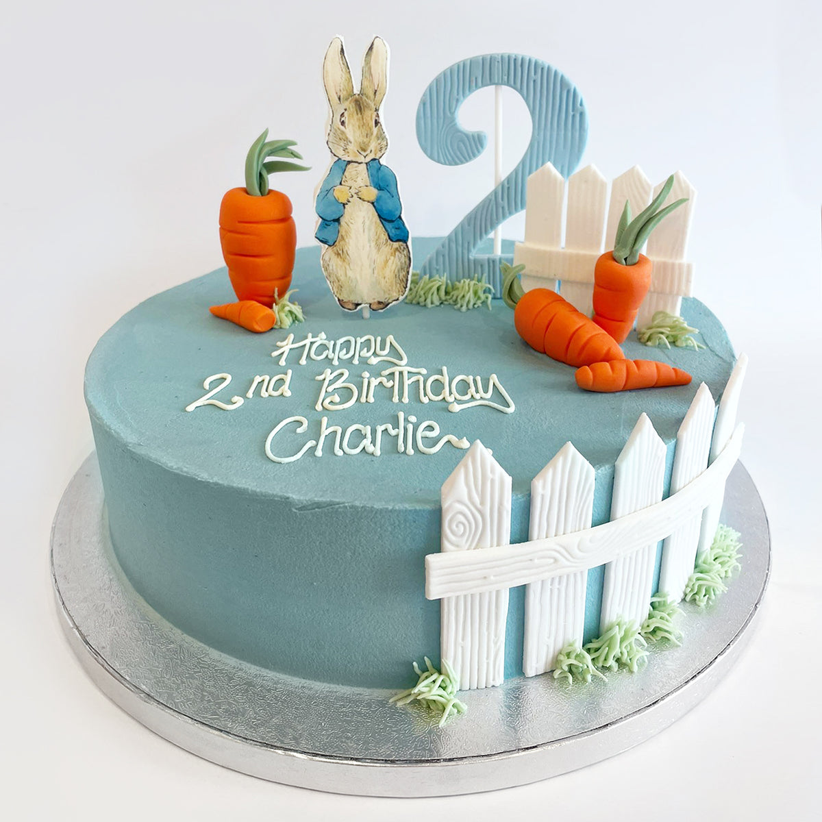 Peter Rabbit Celebration Cake - The Cakery Leamington - Order Online ...