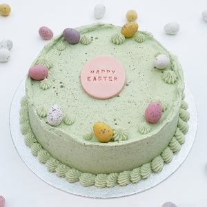 Easter Speckled Egg Mini Cake in Green