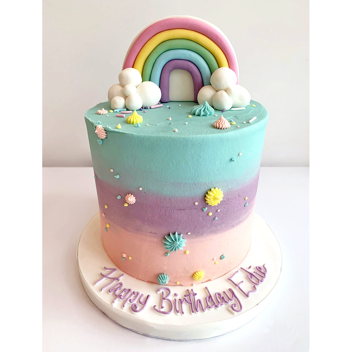 Gluten Free 'Wish Upon a Rainbow' Celebration Cake